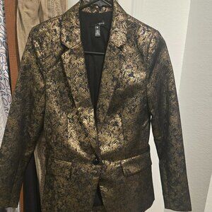 New Aqua Gold black blazer